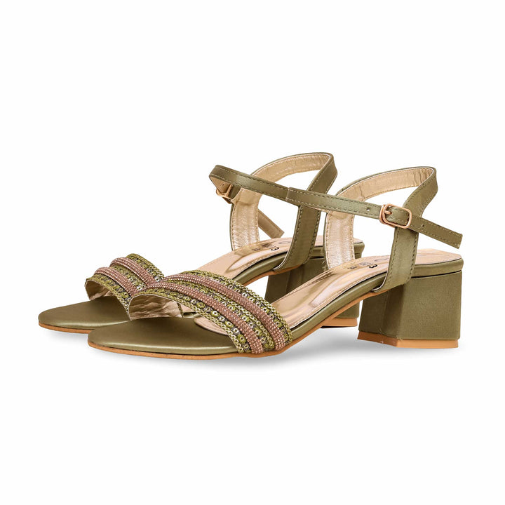 Olive Fancy Sandal FN6013