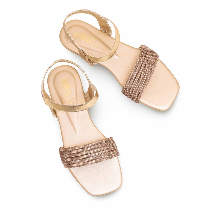 Golden Fancy Sandal FN6014