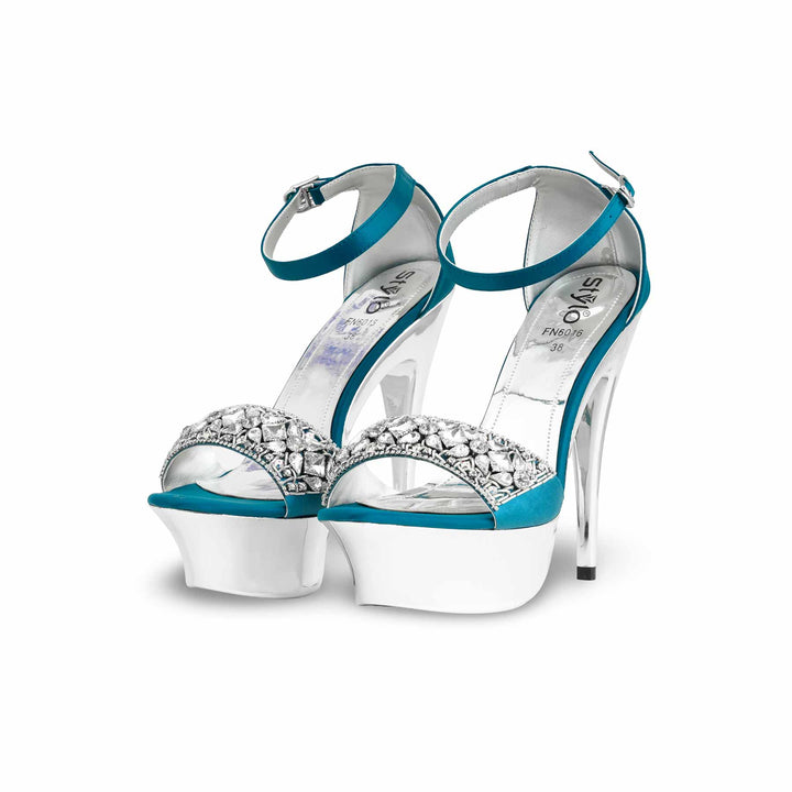 Seagreen Fancy Women Bridal Sandal FN6016