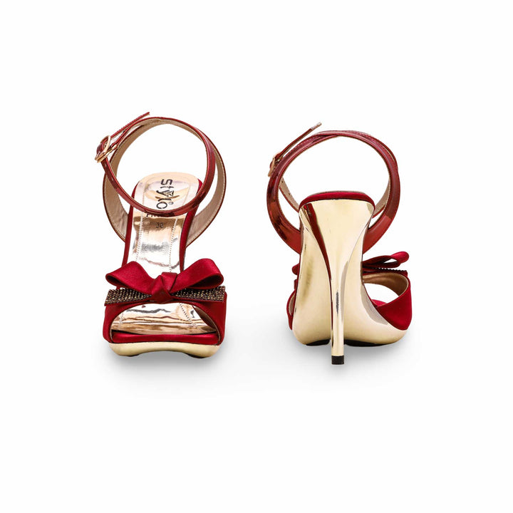 Maroon Fancy Bridal Sandal FN6020