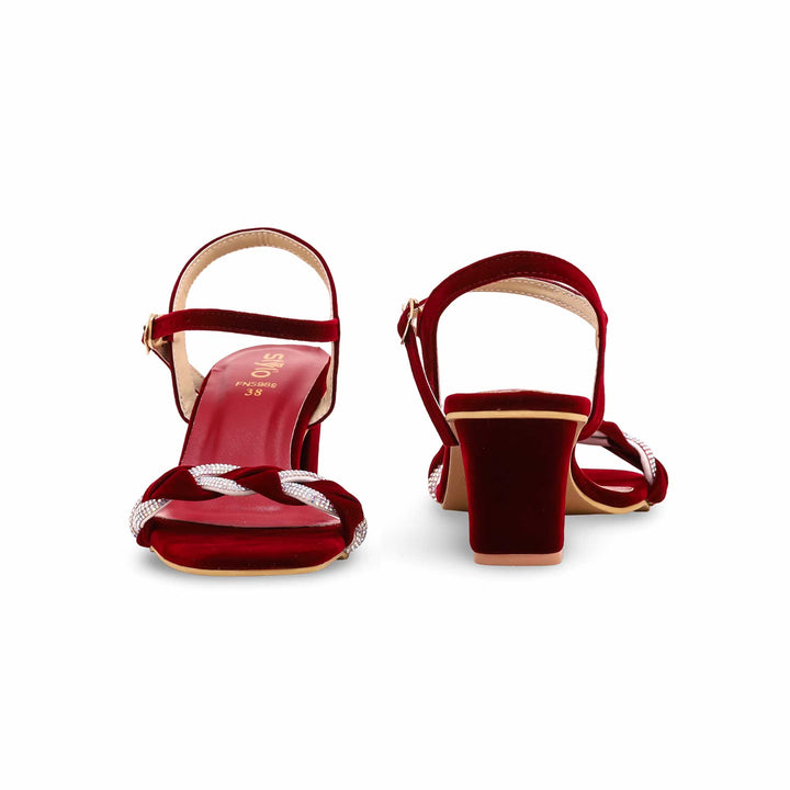 Maroon Fancy Sandal FN6029