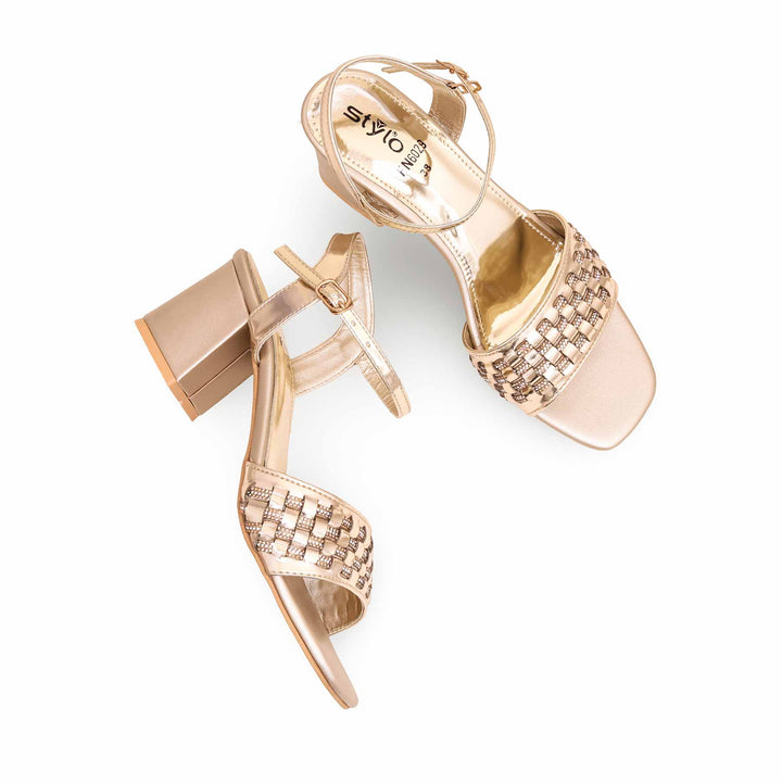 Golden Fancy Sandal FN6029