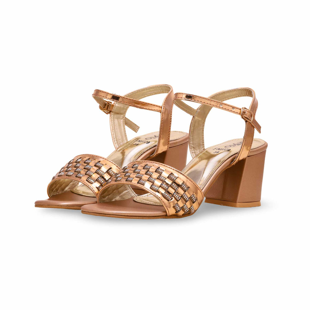 Peach Fancy Sandal FN6029