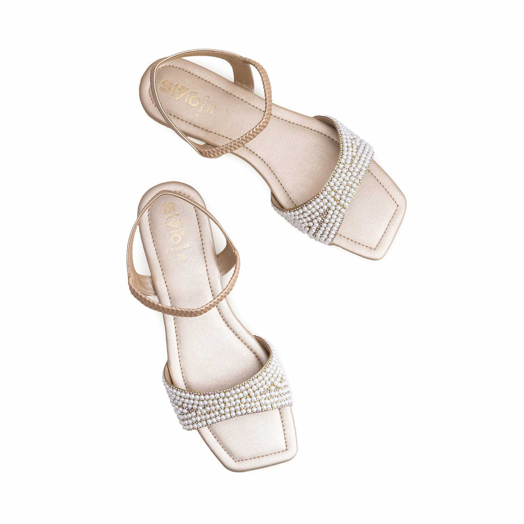 Golden Fancy Sandal FN6053