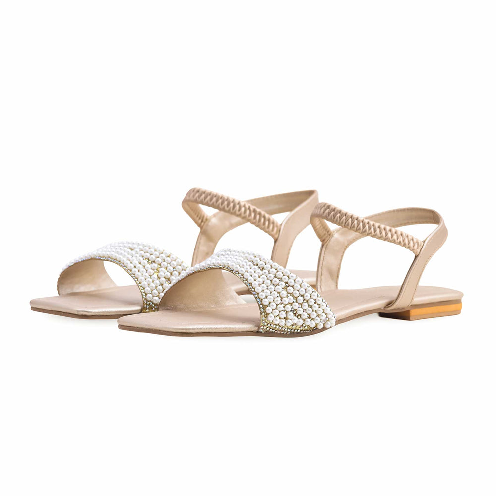 Golden Fancy Sandal FN6053