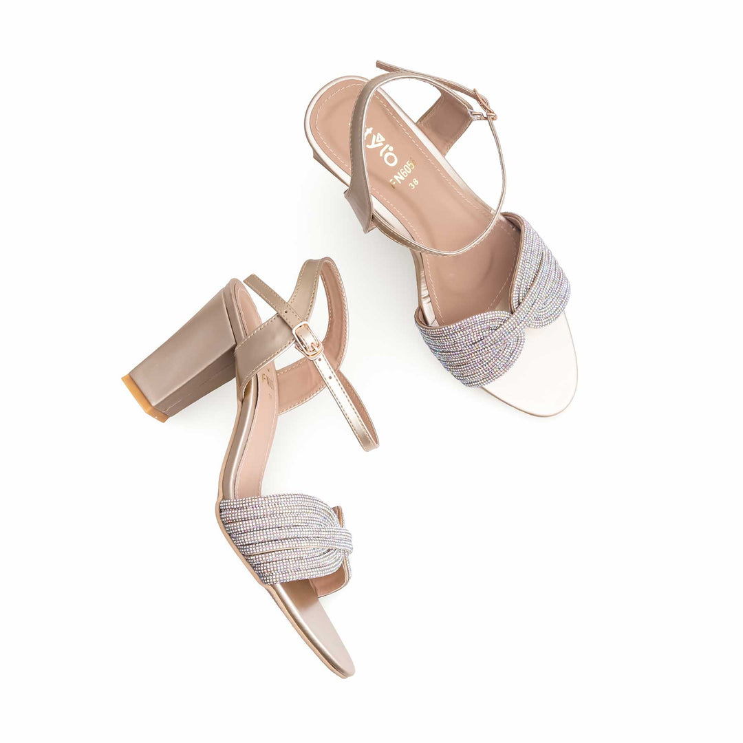 Golden Fancy Sandal FN6056