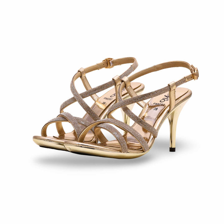 Golden Women Bridal Sandal FN6060