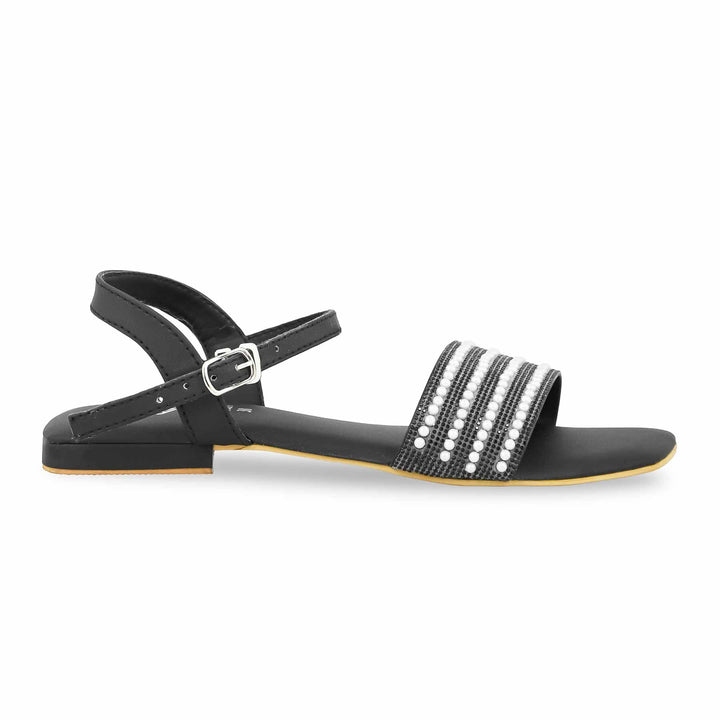 Black Fancy Sandal FN6069