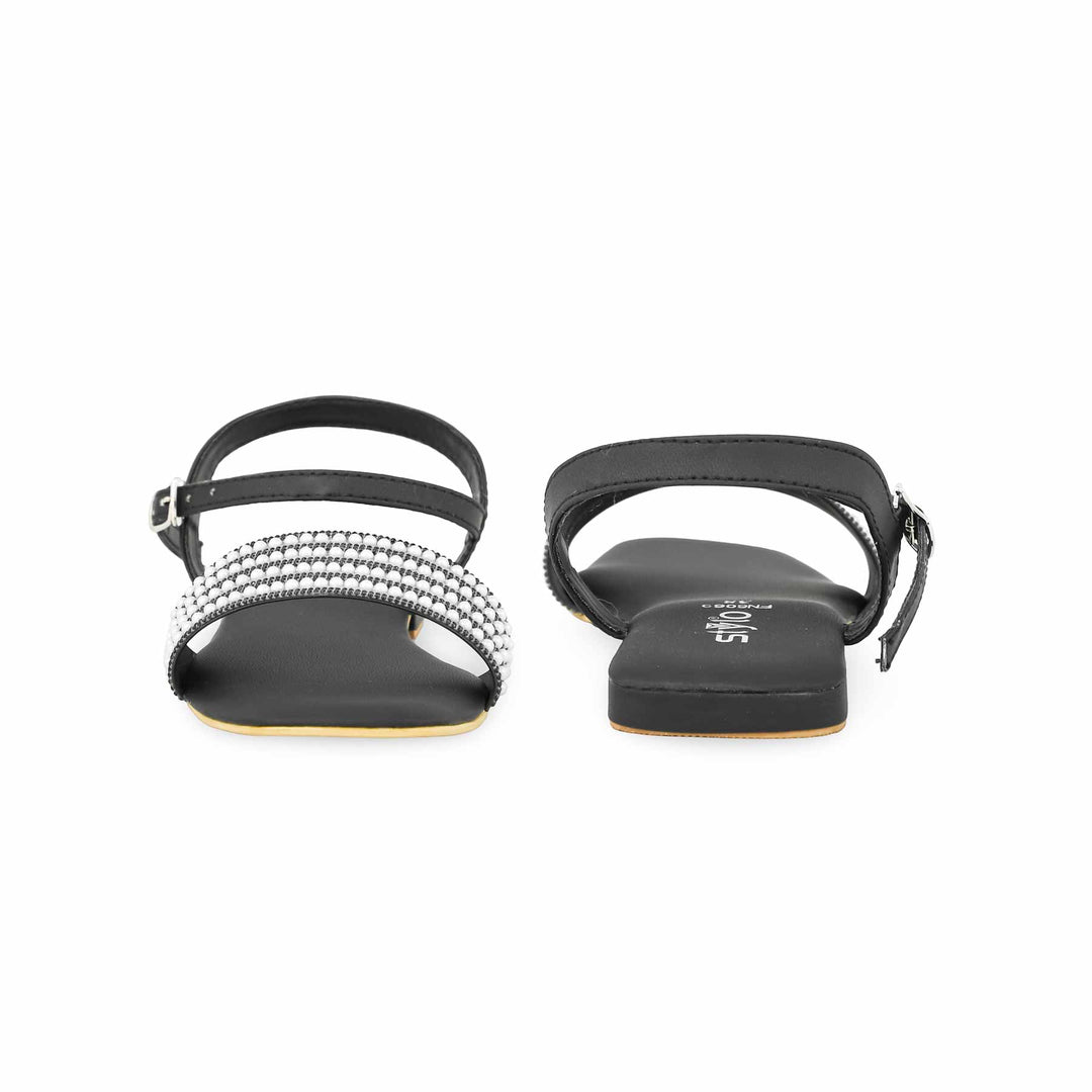 Black Fancy Sandal FN6069