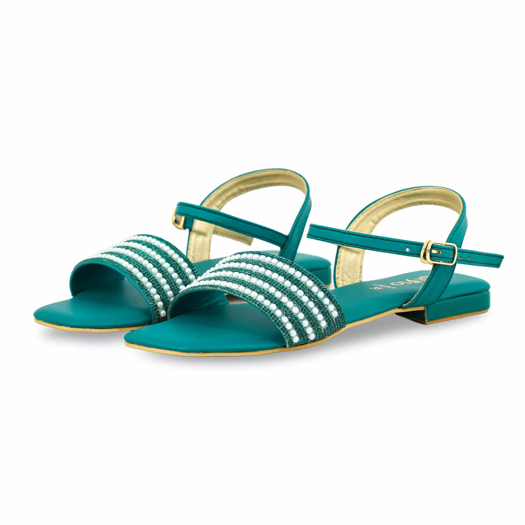 Green Fancy Sandal FN6069