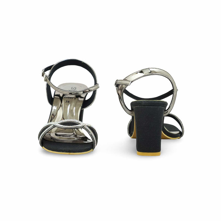 Black Fancy Sandal FN6071
