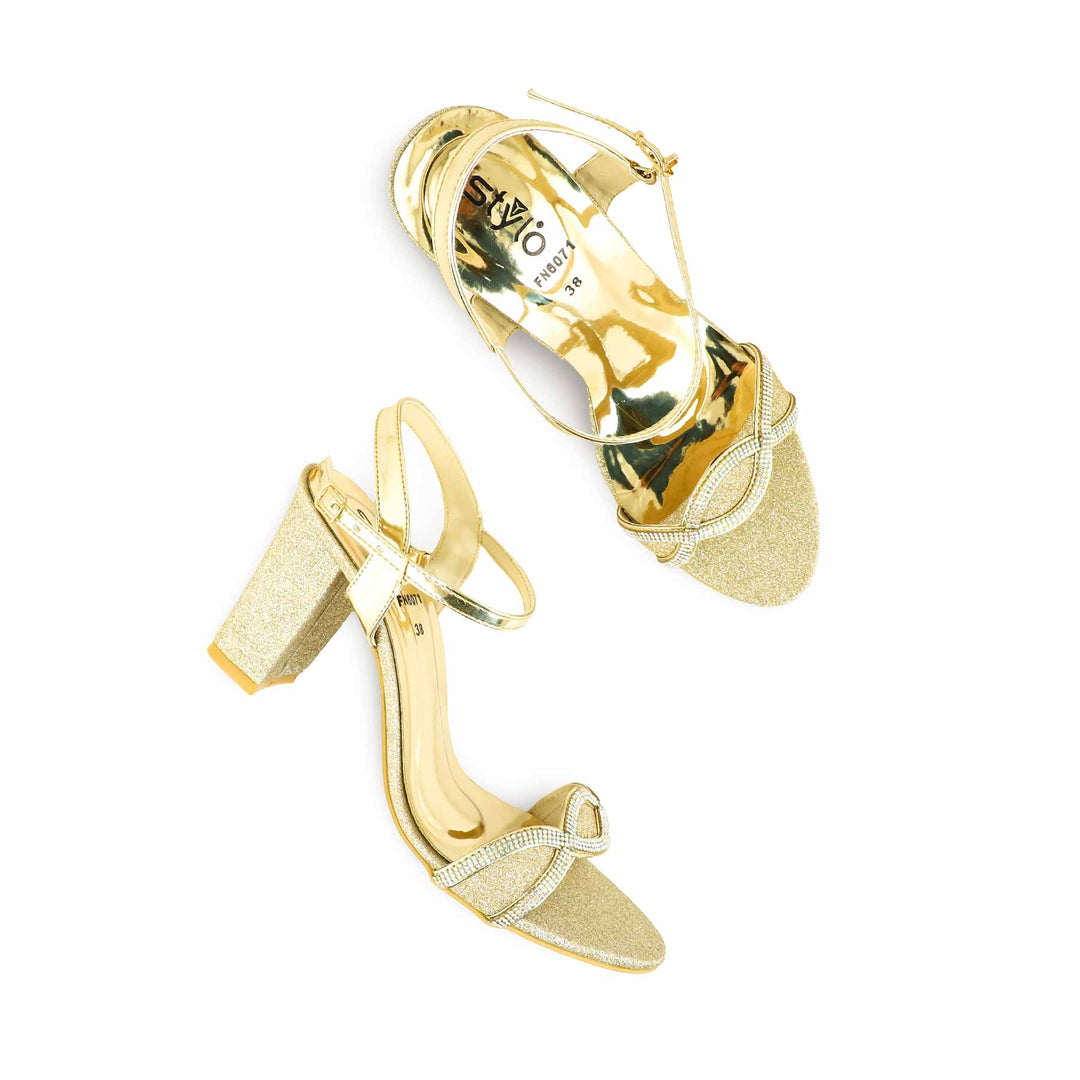 Golden Fancy Sandal FN6071