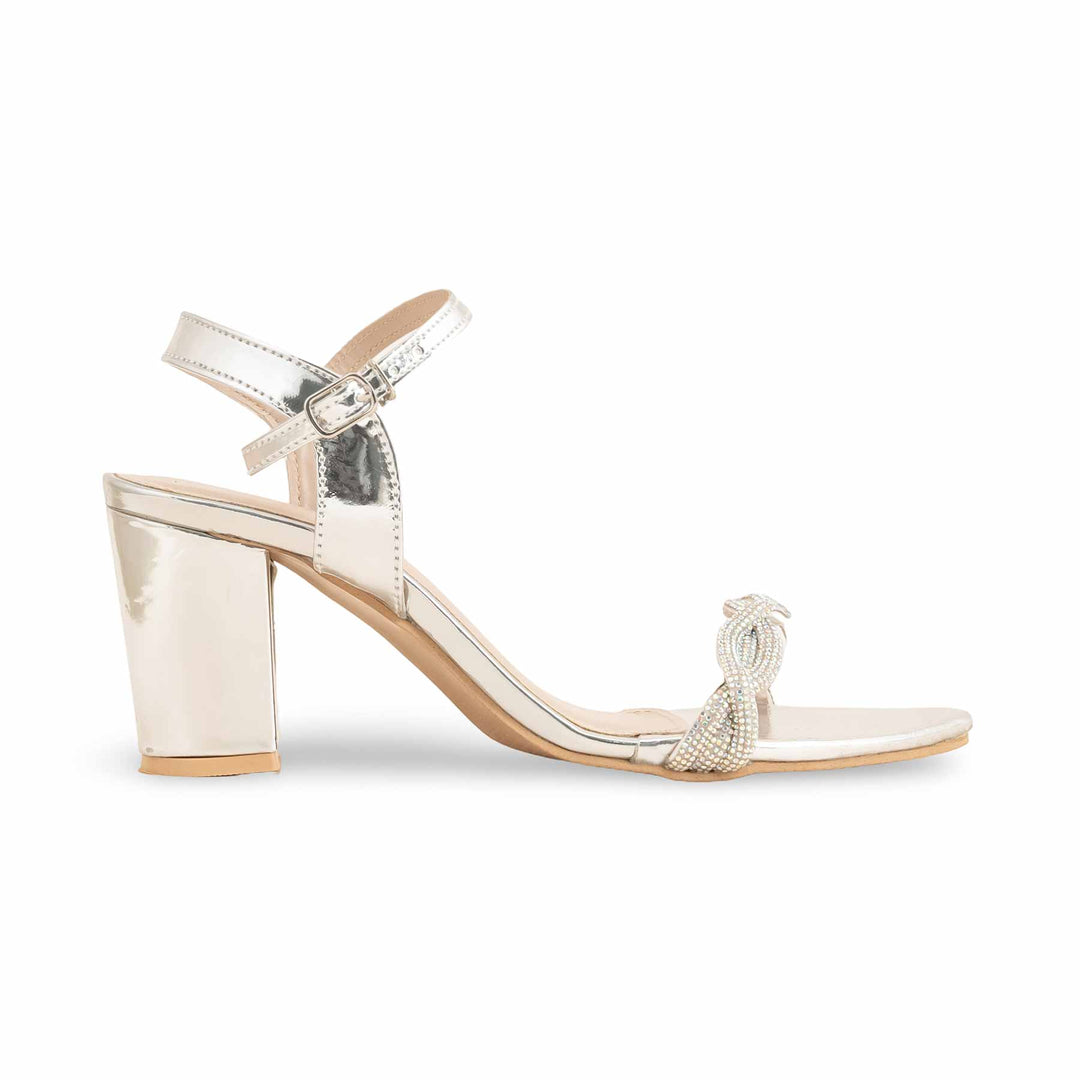 Silver Fancy Women Sandal FN6076