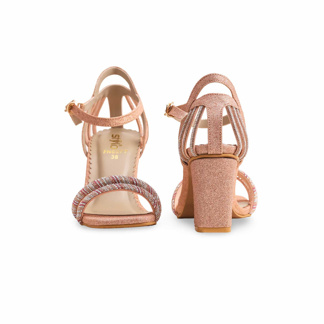 Peach Fancy Sandal FN6077