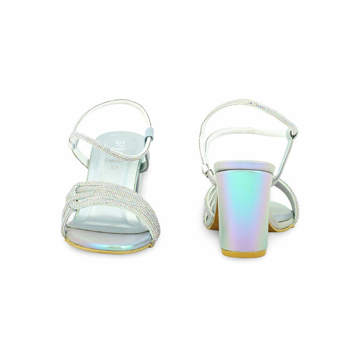 Silver Fancy Sandal FN6084