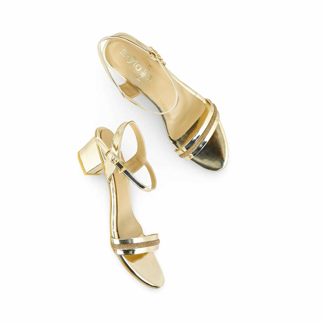 Golden Fancy Sandal FN6087