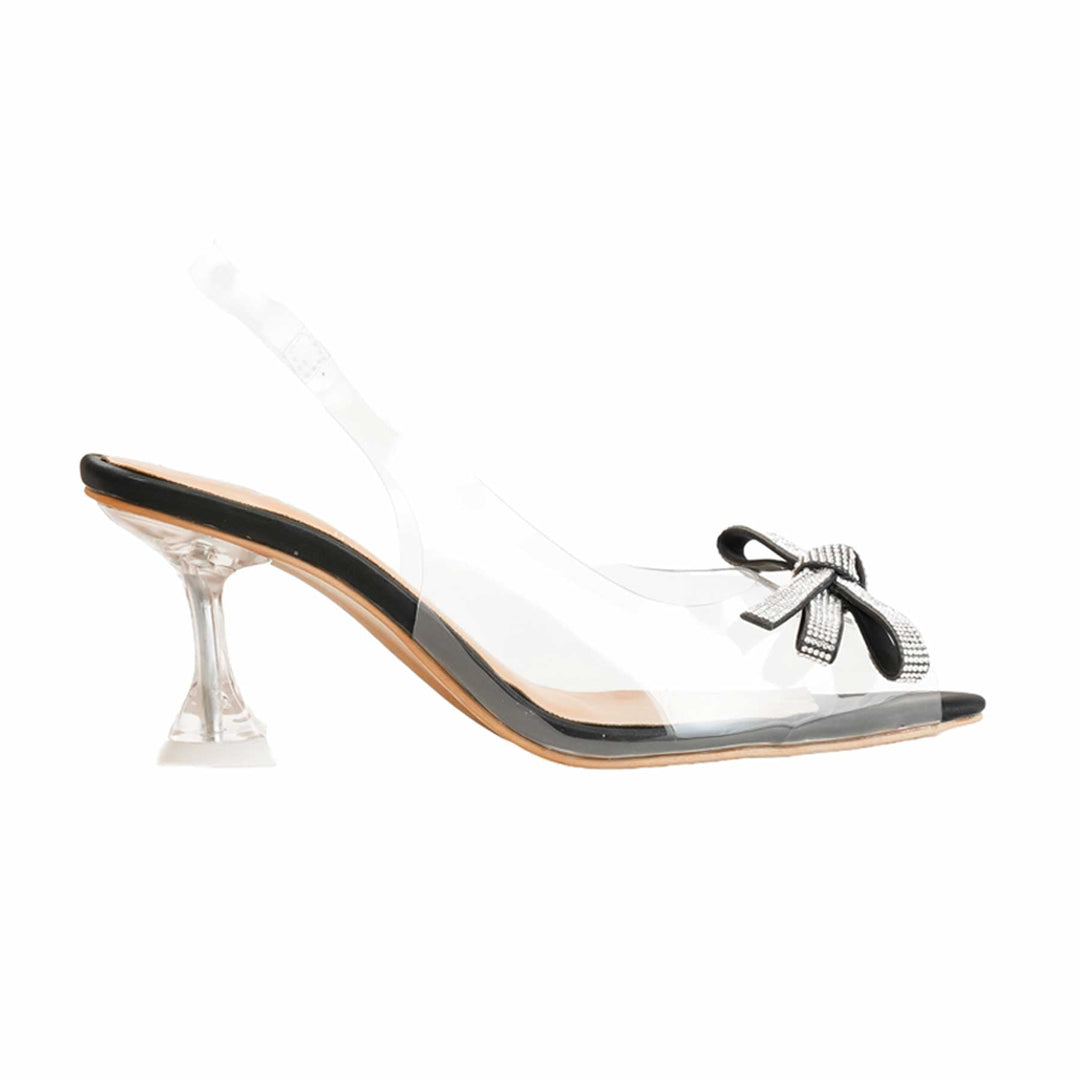 Black Fancy Sandal FN6088