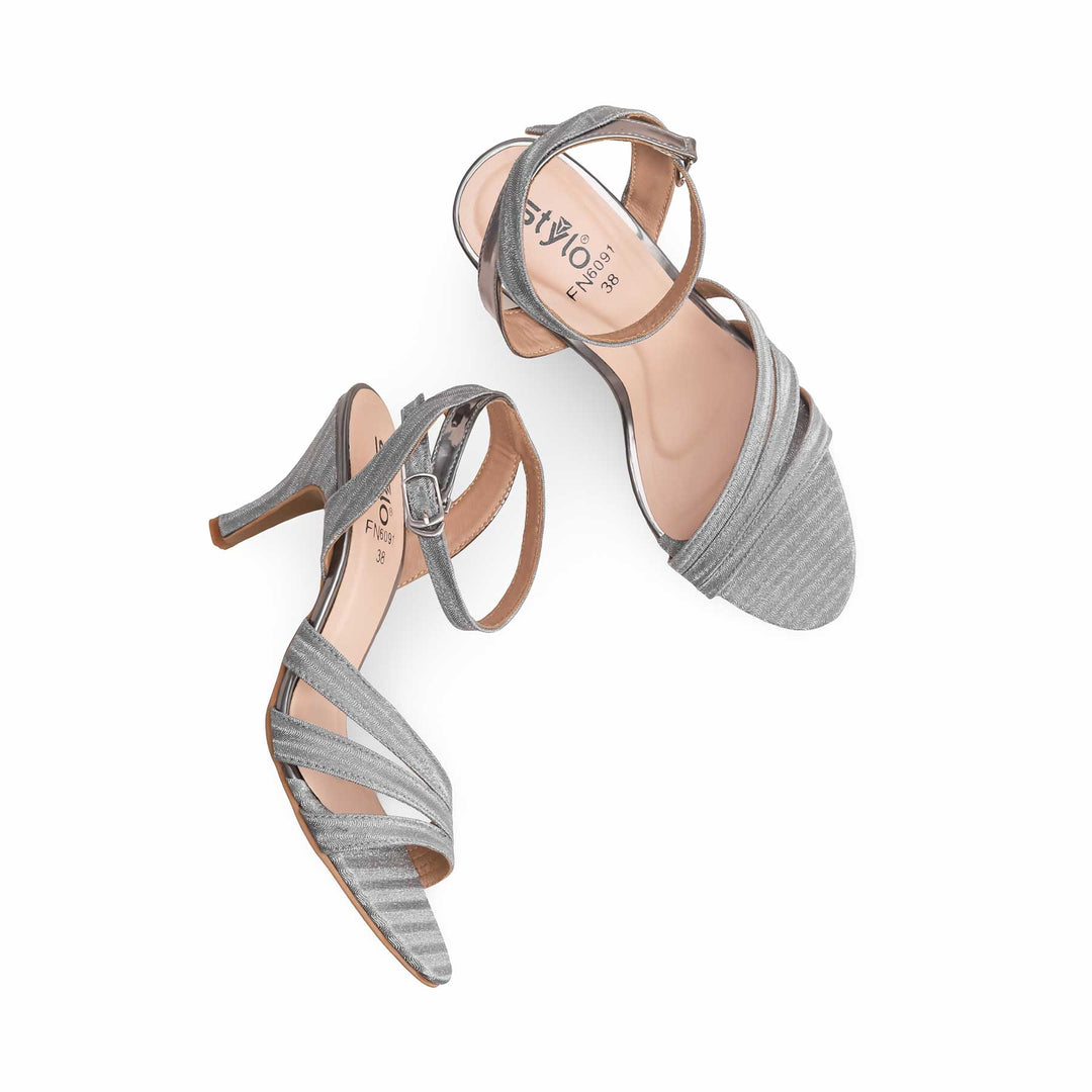 Grey Fancy Sandal FN6091
