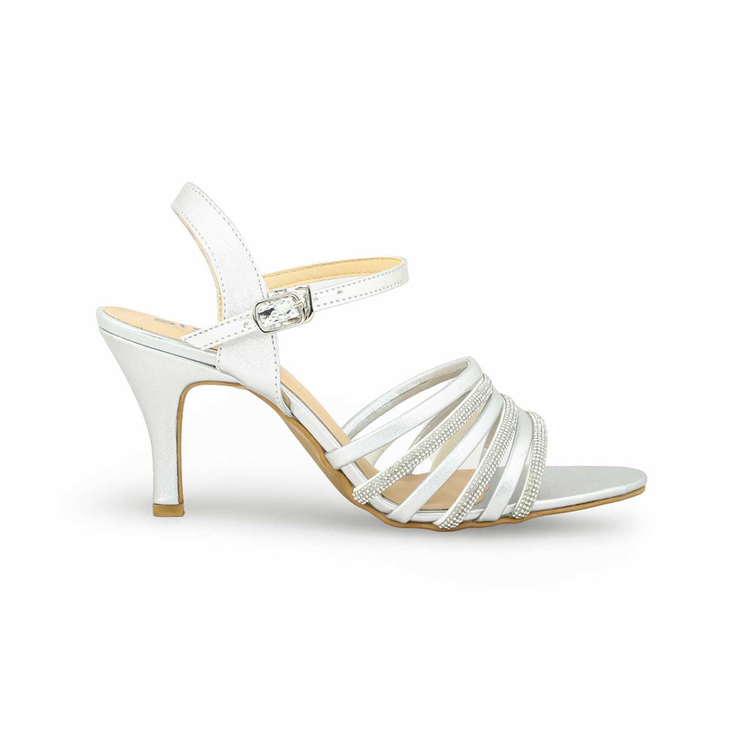 Silver Fancy Sandal FN6093