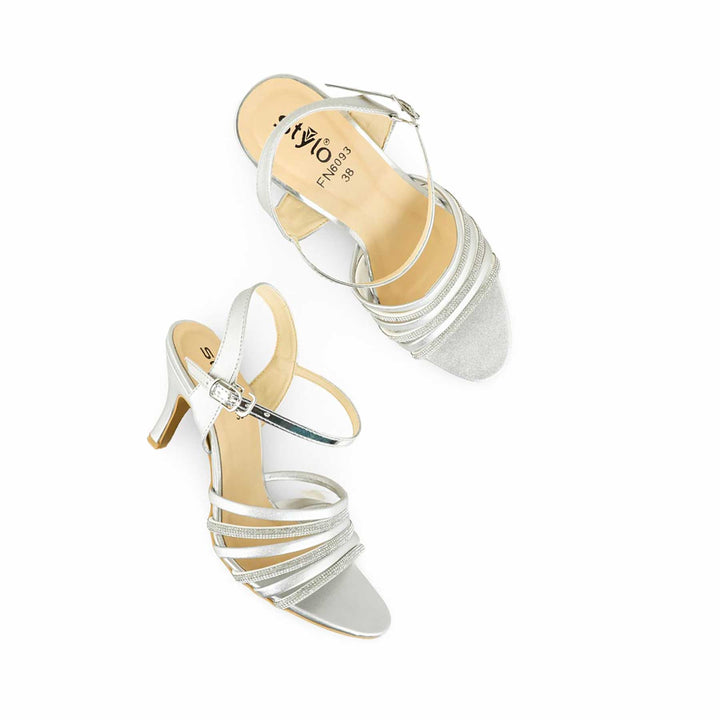 Silver Fancy Sandal FN6093