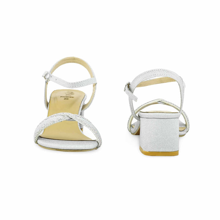 Silver Fancy Sandal FN6099