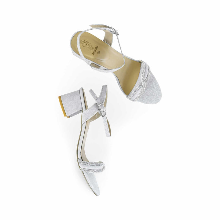 Silver Fancy Sandal FN6099