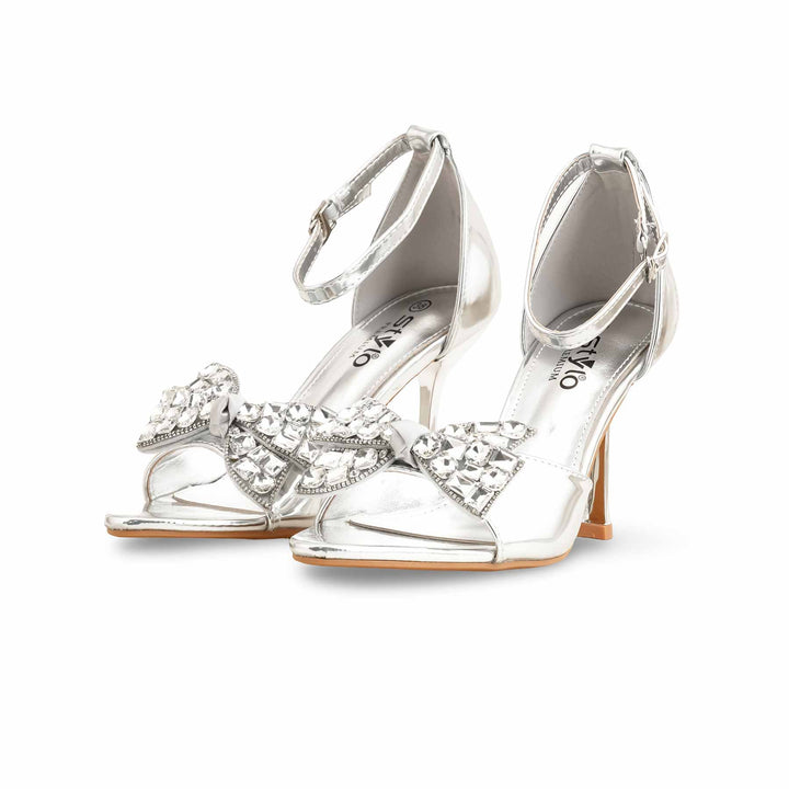 Silver Fancy Bridal Sandal FN6101