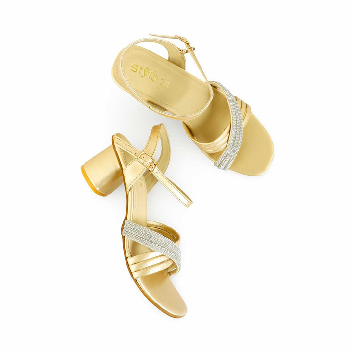 Golden Fancy Sandal FN6123
