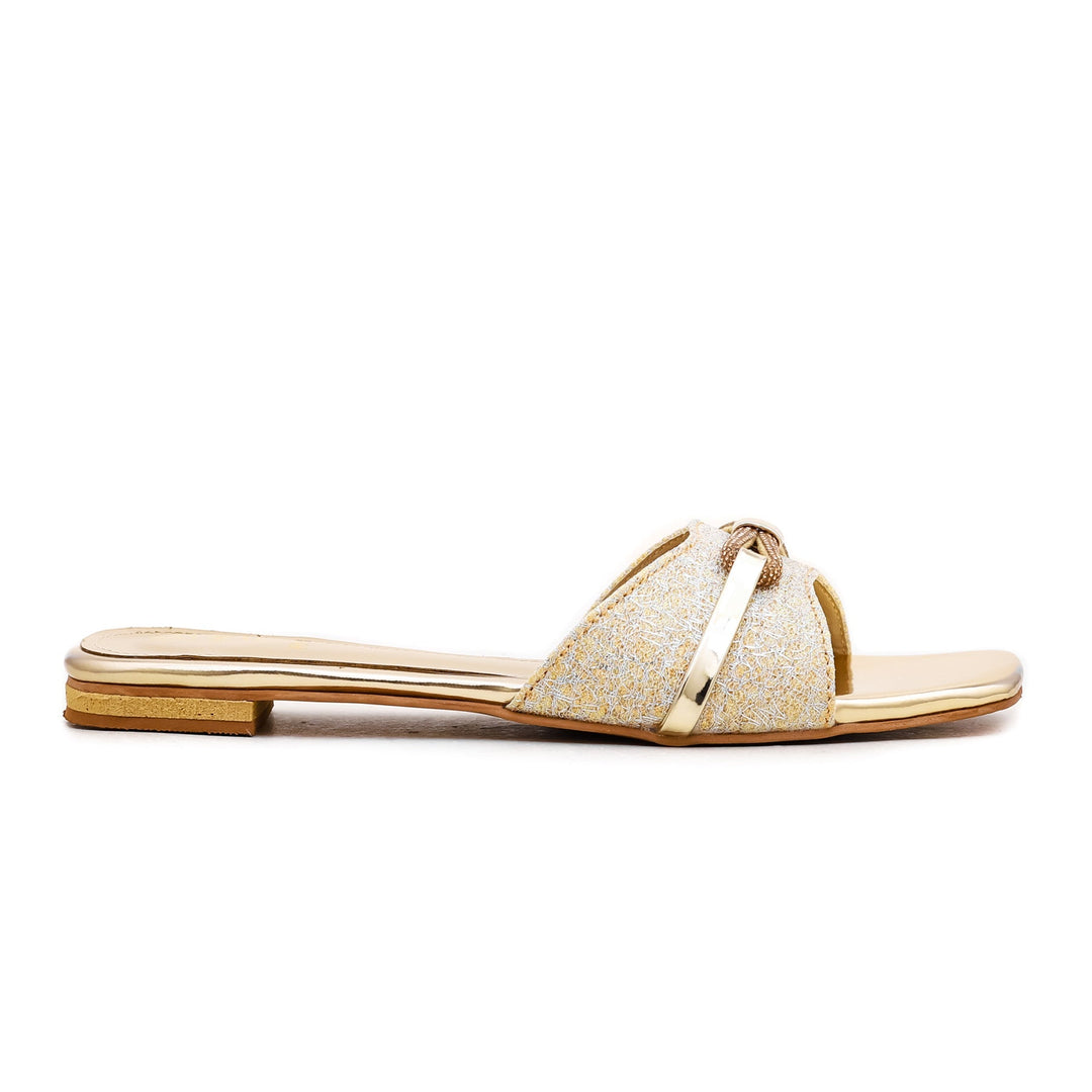 Golden Fancy Chappal FN7684