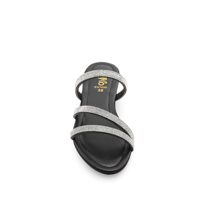 Black Fancy Slippers FN7697