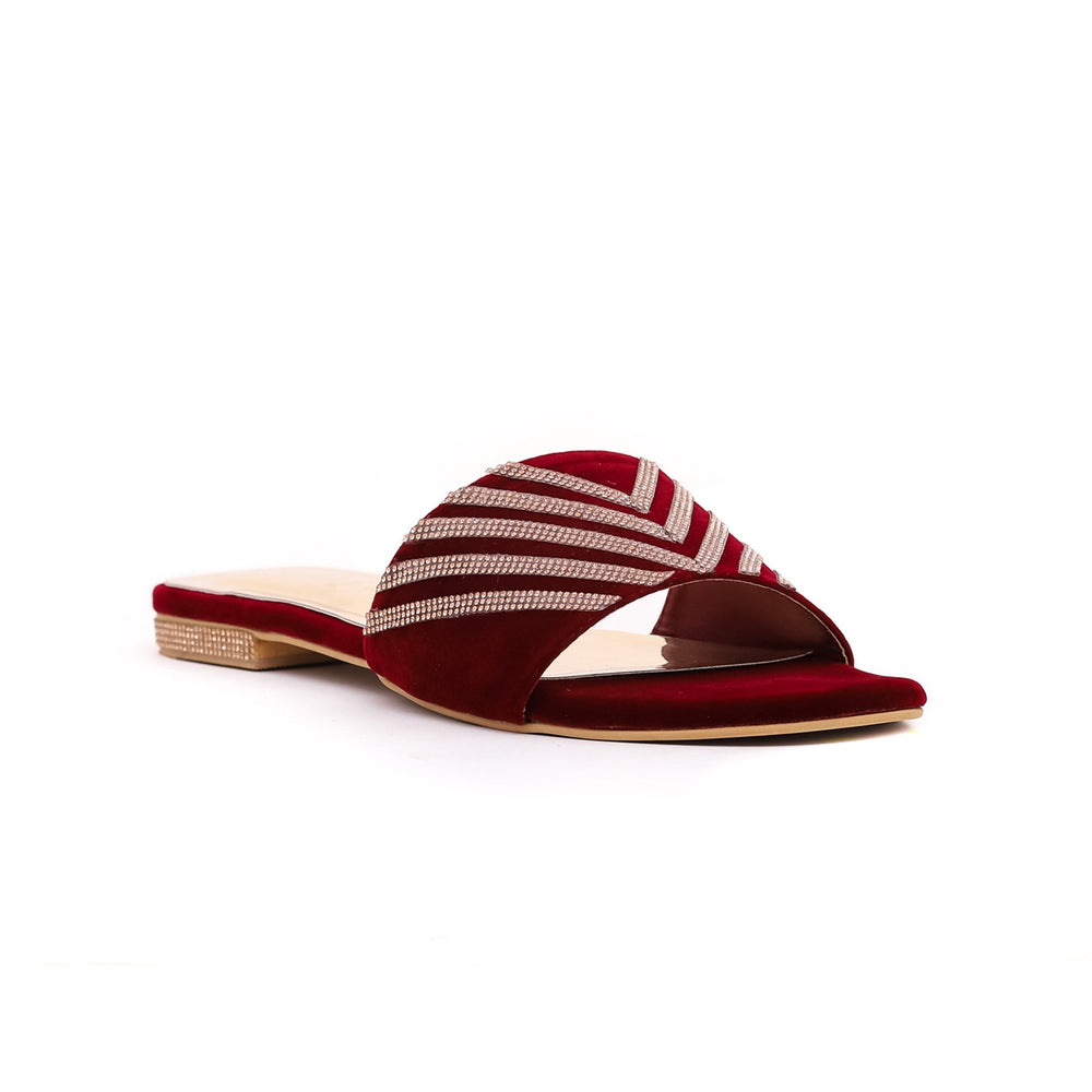 Maroon Fancy Slipper FN7713