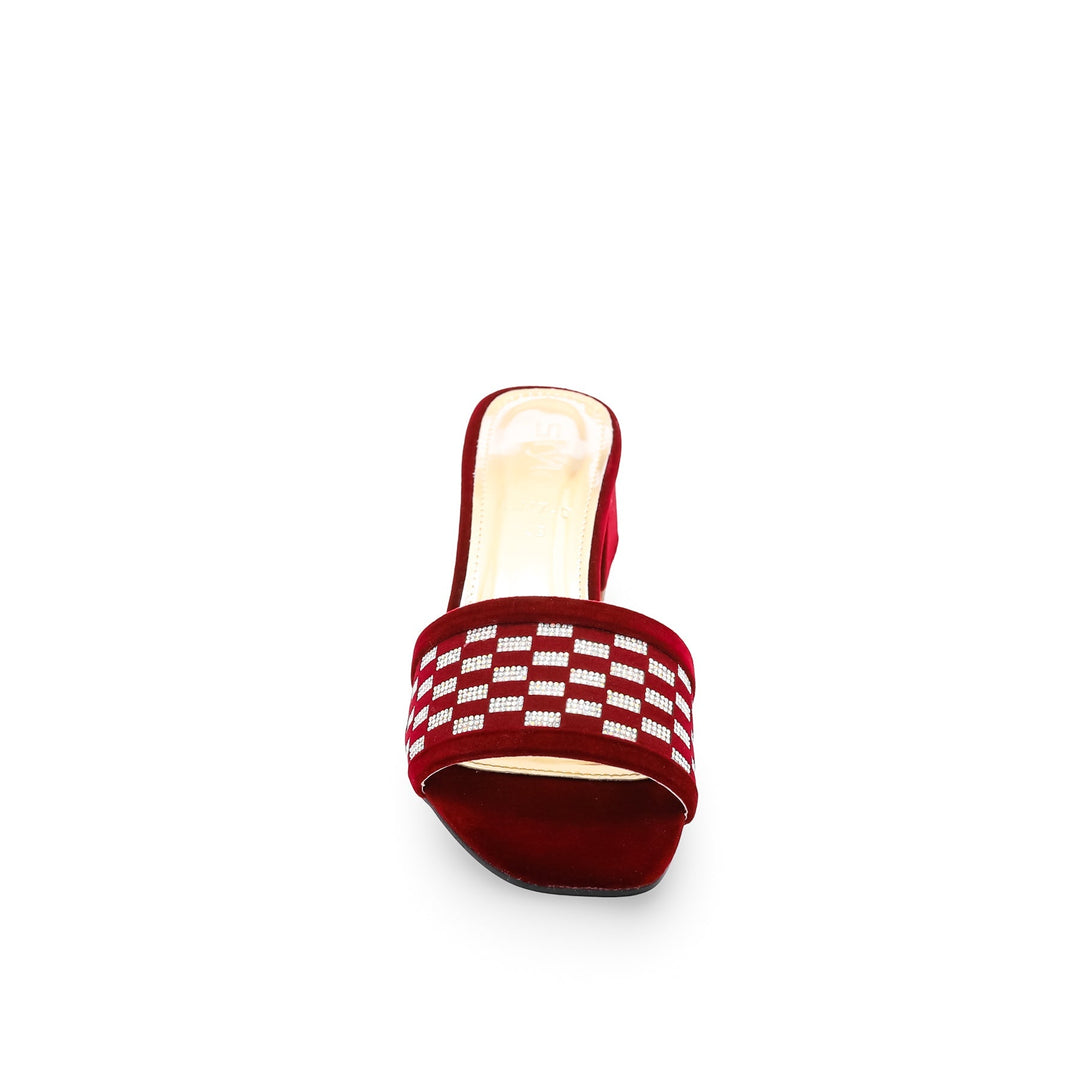 Maroon Fancy Slipper FN7789