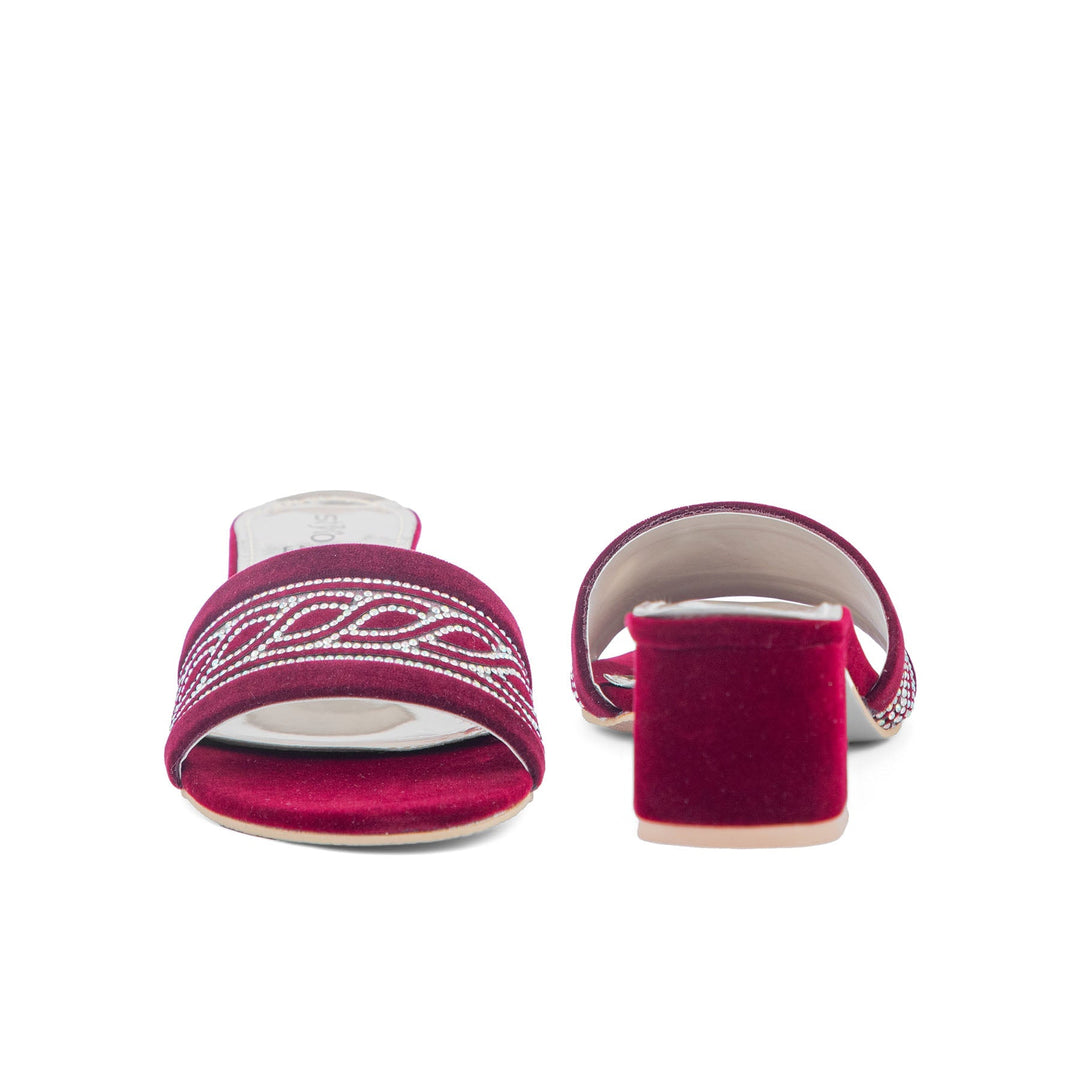 Maroon Fancy Slipper FN7829