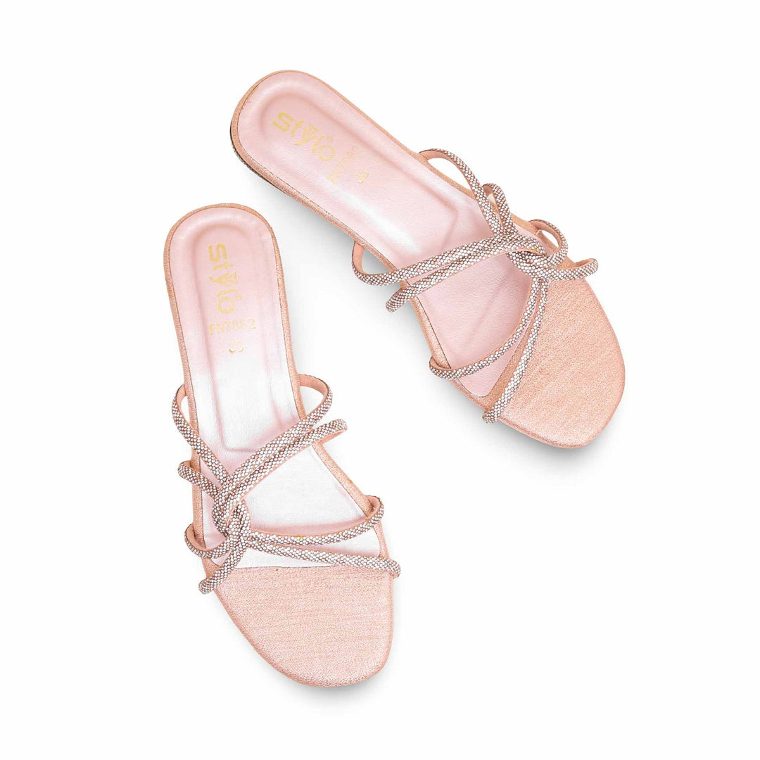 Peach Fancy Chappal FN7882