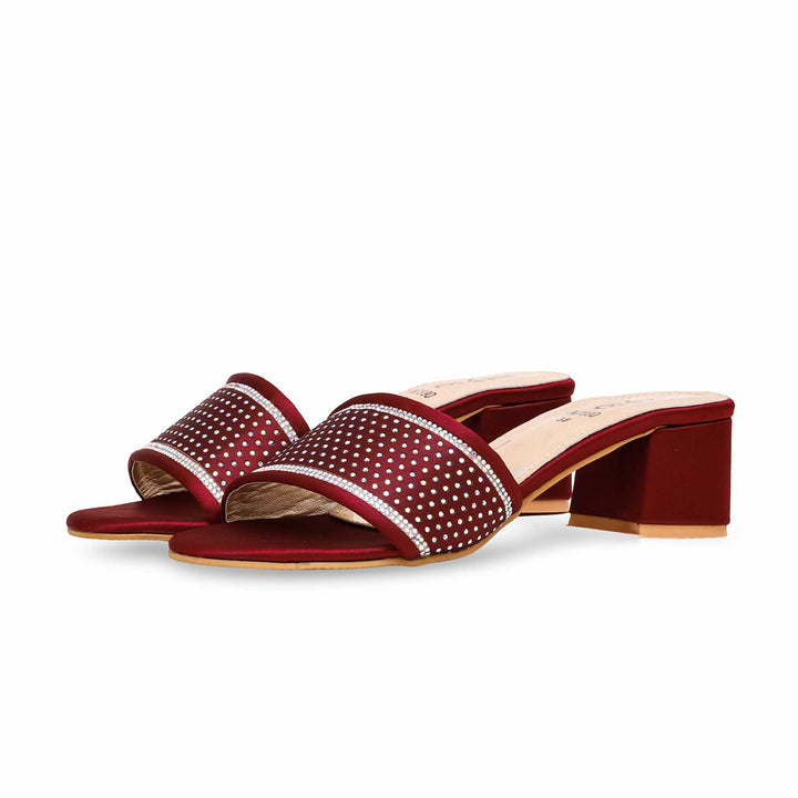 Maroon Fancy Slipper FN7890