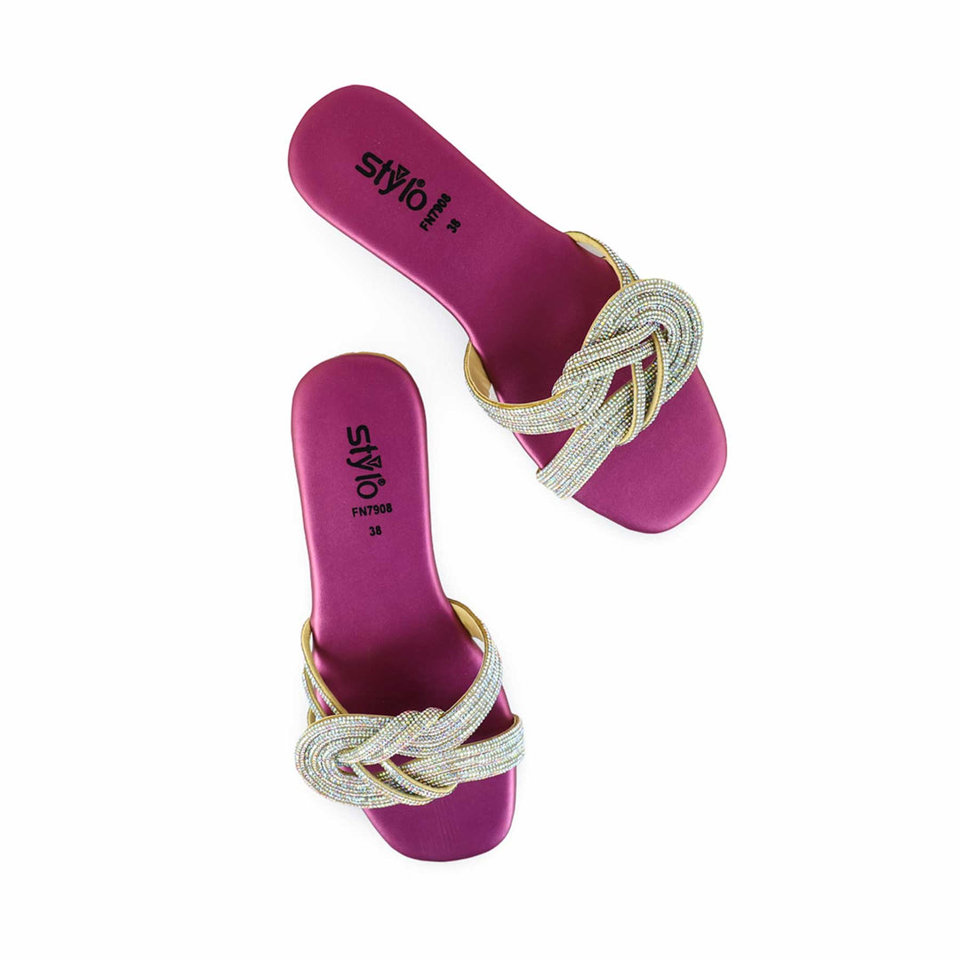 Purple Fancy Women Slipper FN7908