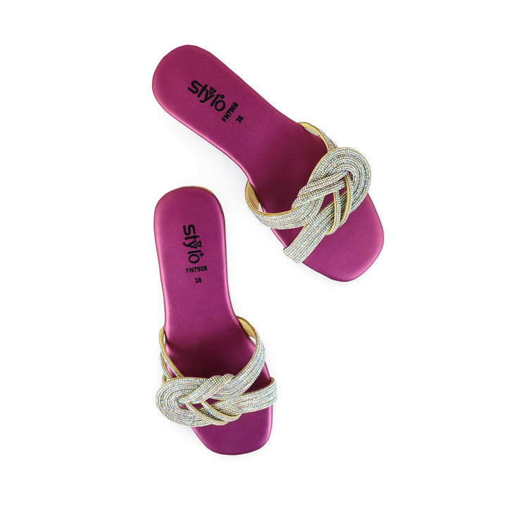 Purple Fancy Women Slipper FN7908