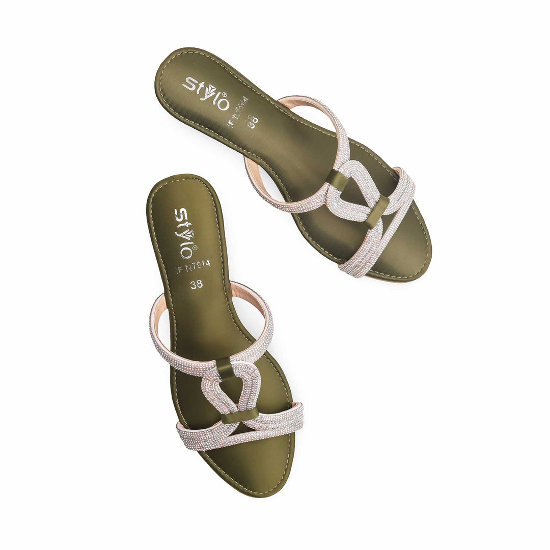 Olive Fancy Slipper FN7914