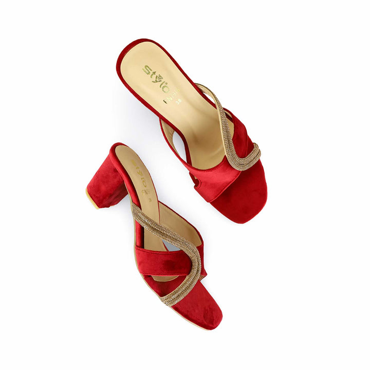 Maroon Fancy Slipper FN7916