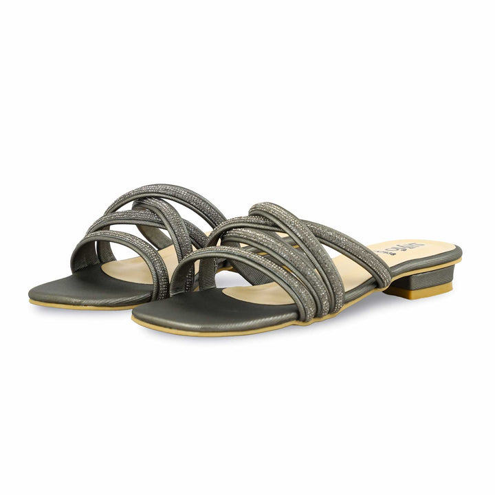 Grey Fancy Women Slipper FN7938
