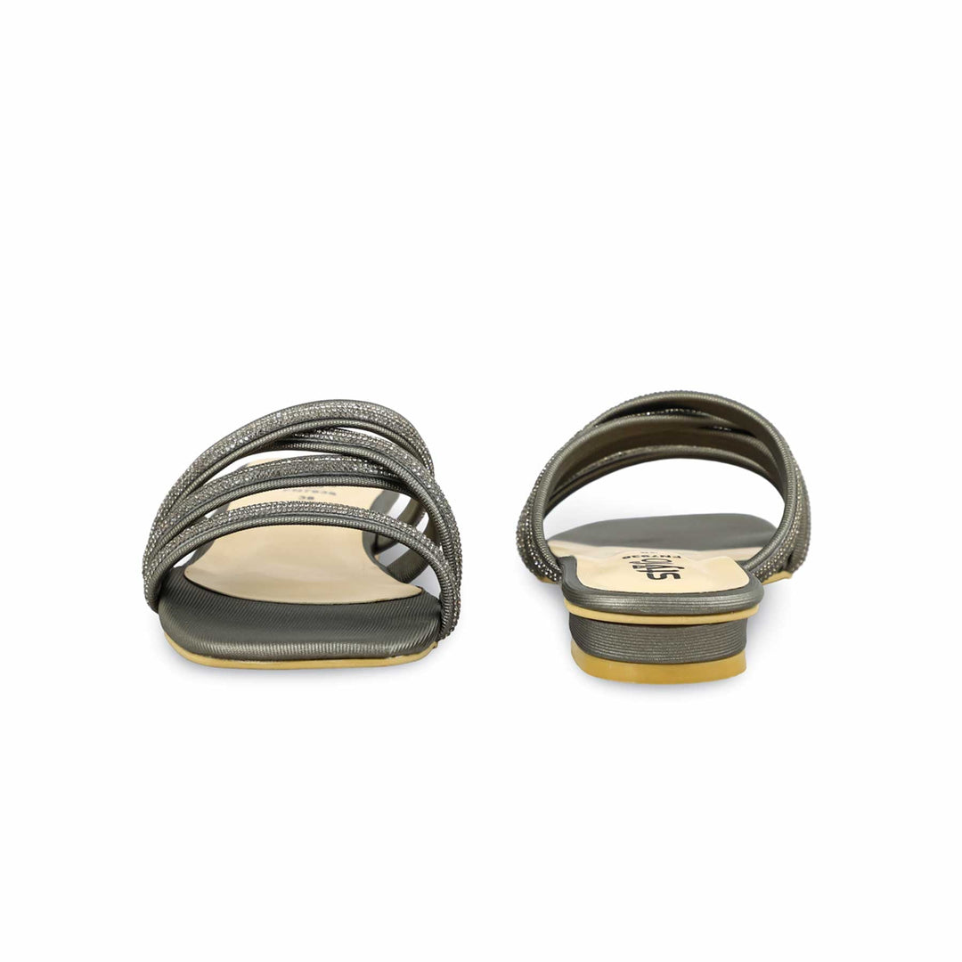 Grey Fancy Women Slipper FN7938