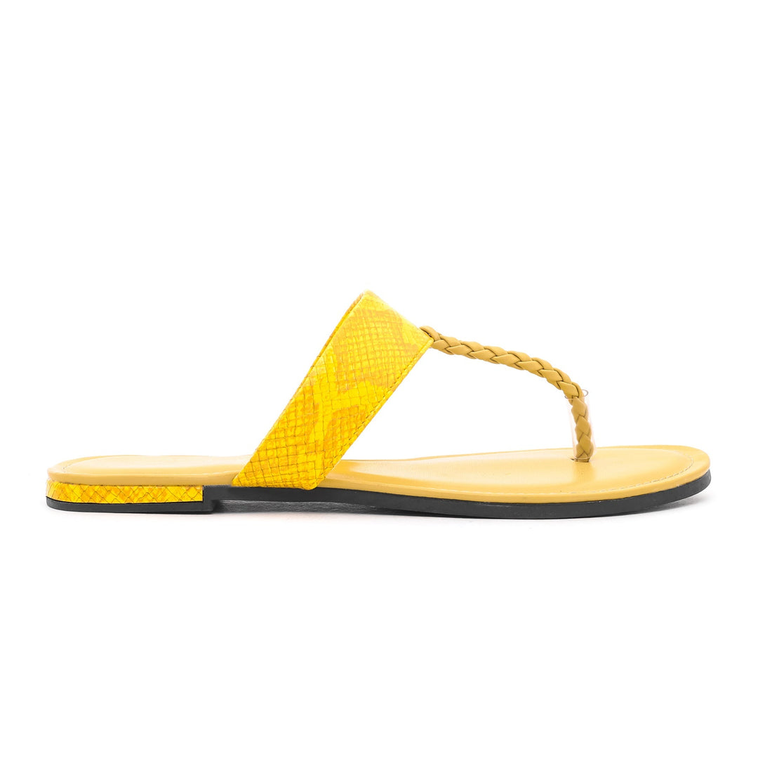 Yellow Formal Chappal FR0495