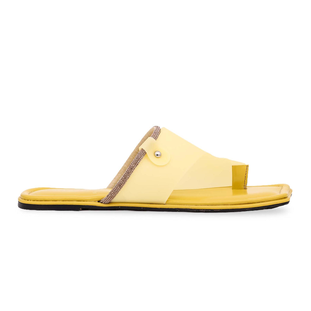 Yellow Formal Chappal FR0510