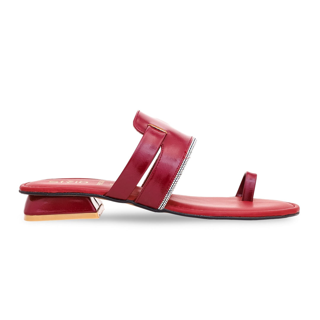 Maroon Formal Chappal FR0536