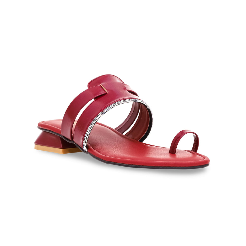 Maroon Formal Chappal FR0536