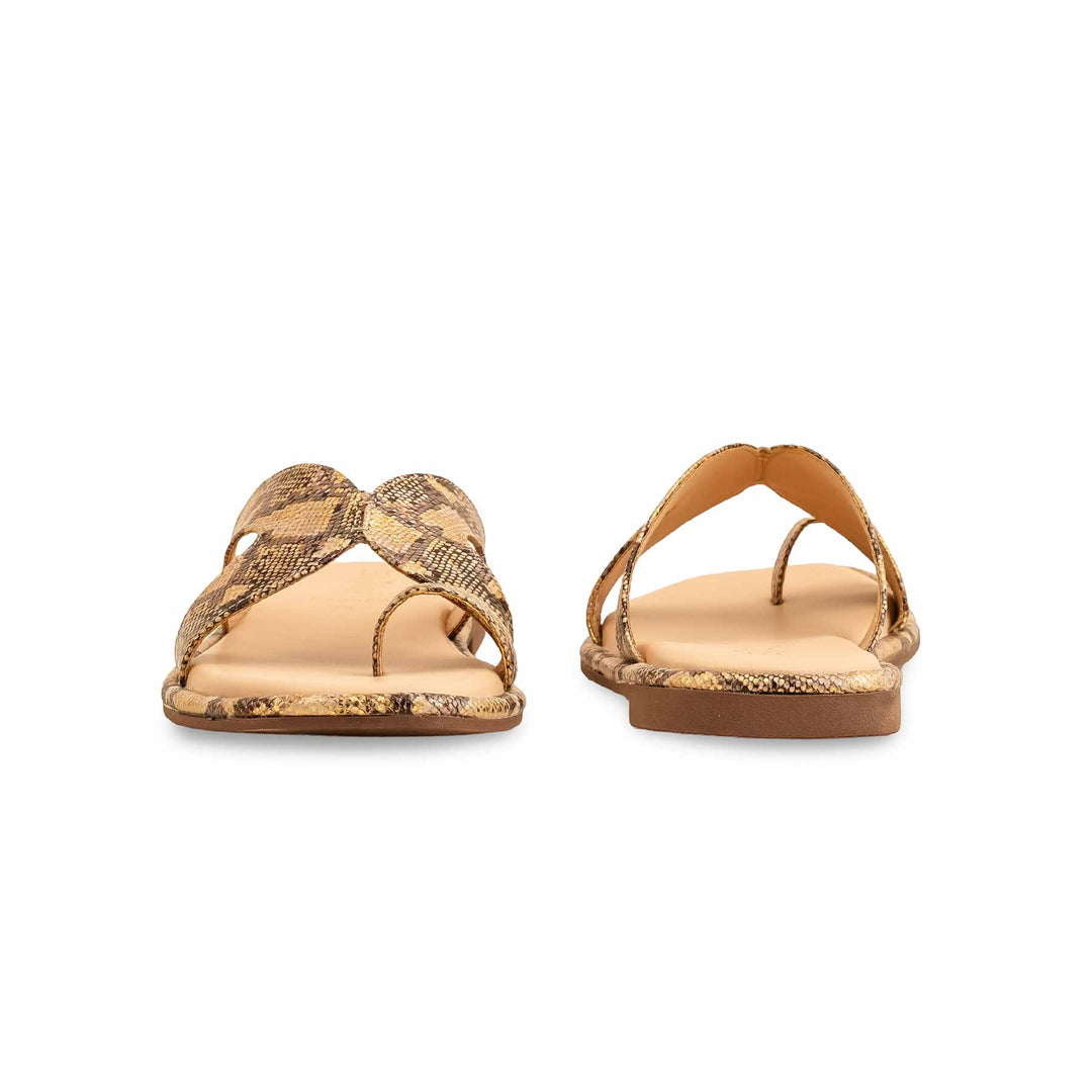 Beige Formal Chappal For Ladies FR0564