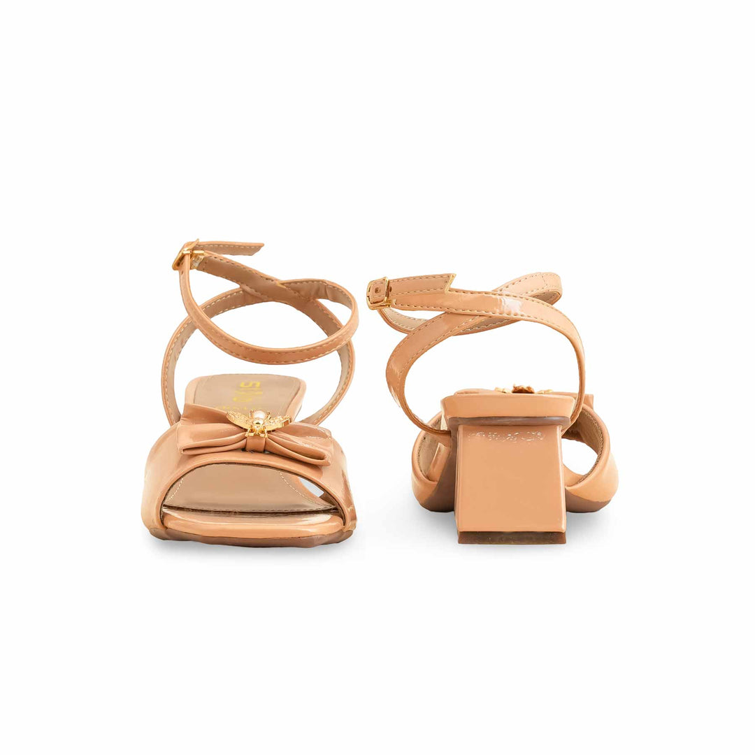 Beige Formal Sandal For Women FR5316