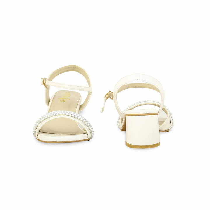 Cream Formal Sandal FR5374