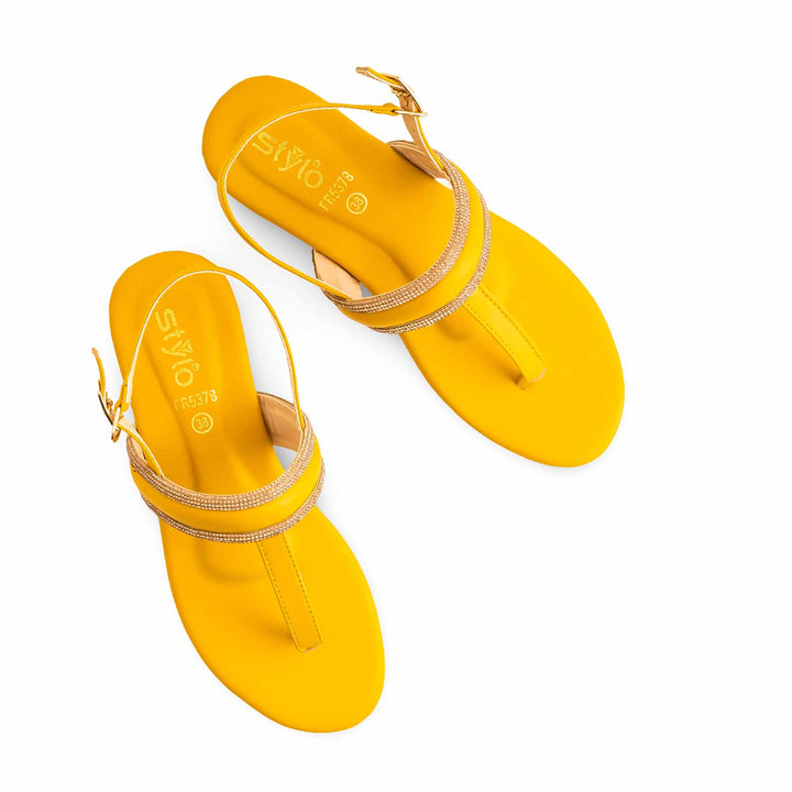 Yellow Formal Sandal For Ladies FR5378