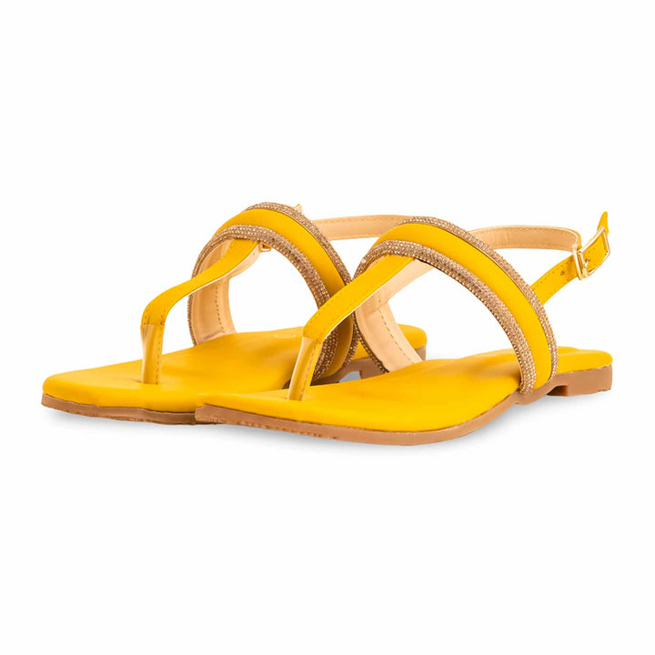 Yellow Formal Sandal For Ladies FR5378